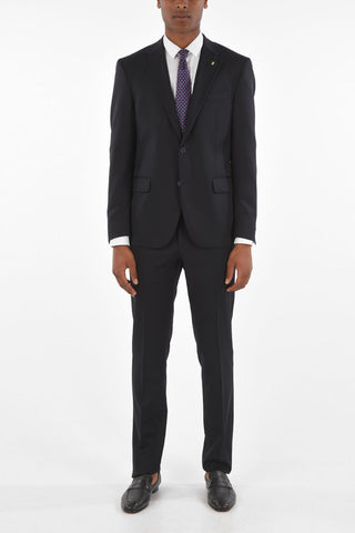 CC COLLECTION Virgin Wool RIGHT Suit with Iconic Beetle Brooch