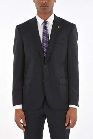 CC COLLECTION Virgin Wool RIGHT Suit with Iconic Beetle Brooch