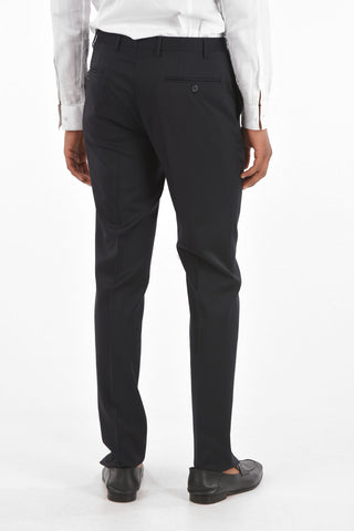 CC COLLECTION Virgin Wool RIGHT Suit with Iconic Beetle Brooch