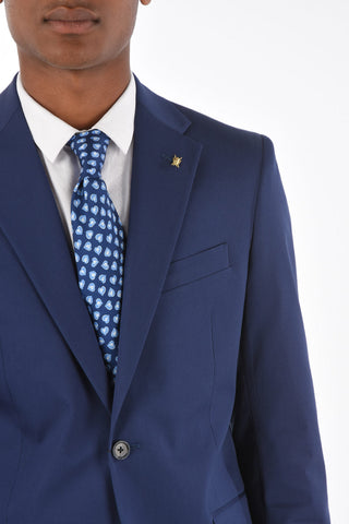 CC COLLECTION Abito RIGHT in misto Cotone con Iconica Spilla Coleottero