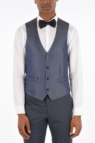Virgin Wool 3-Piece Suit CERIM.ACADEMY with Pinstriped Trousers