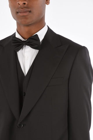 3-Piece MANTUA Virgin Wool Suit with Flap Pockets