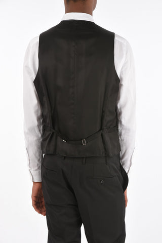 3-Piece MANTUA Virgin Wool Suit with Flap Pockets