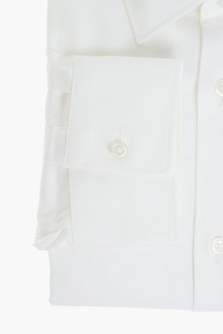 CC COLLECTION Stretched Cotton Shirt with Standard Collar