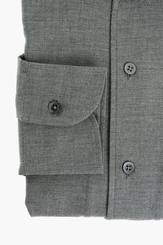 ID Camicia in Cotone Twill con Taschino Ricamato