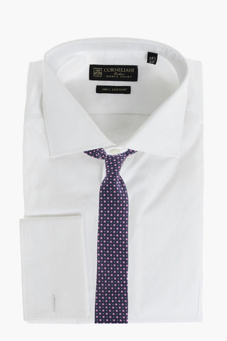 Camicia NOBLE in Cotone 200/2 con Polsini Doppi alla Francese