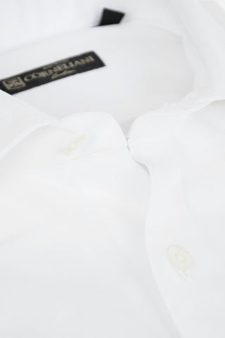 Twill Cotton Shirt with Standard Collar
