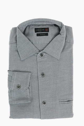 ID Bird's Eye Cotton SLIM FIT Shirt
