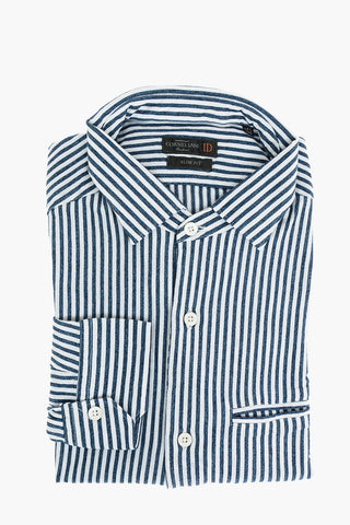 ID Awning Striped SLIM FIT Cotton Shirt