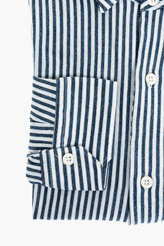 ID Awning Striped SLIM FIT Cotton Shirt