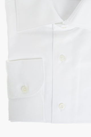 Herringbone Patterned Shirt with Standard Collar