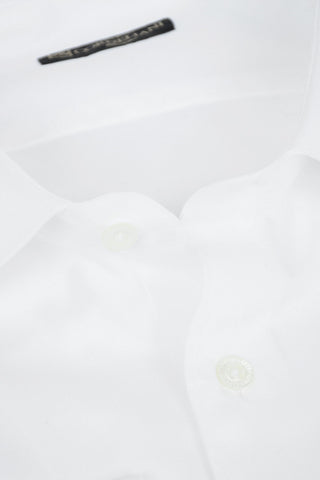 Hopsack Patterned Shirt with Standard Collar
