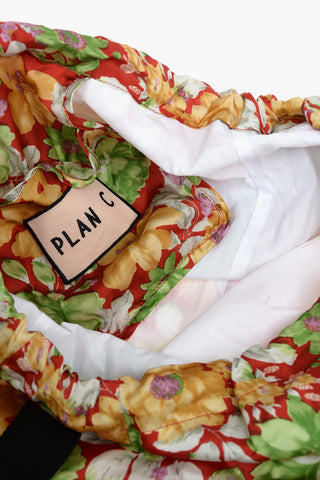 Floral Patterned GARDEN Satin Crossbody Bag