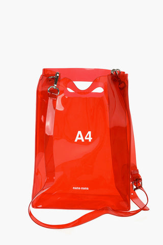 Borsa a Spalla A4 in Plastica con Tracolla Removibile
