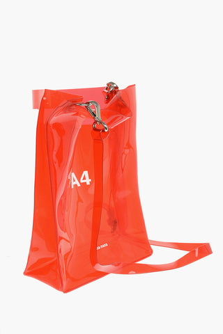 Borsa a Spalla A4 in Plastica con Tracolla Removibile