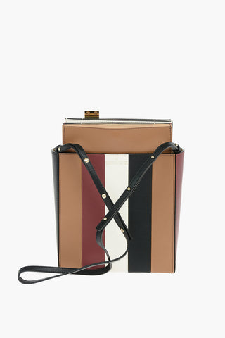 Removable Pouches FILE Leather Shoulder Bag