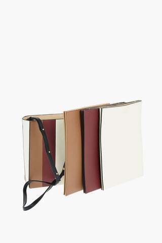 Removable Pouches FILE Leather Shoulder Bag