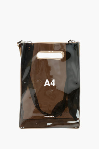 Removable Shoulder Strap A4 Plastic Shoulder Bag