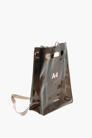 Removable Shoulder Strap A4 Plastic Shoulder Bag