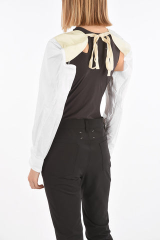 MM6 solid color cotton muffs