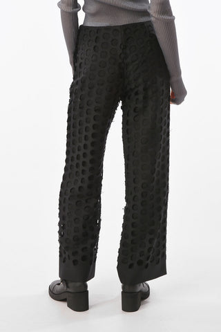 MM1 side zip cut-out pants