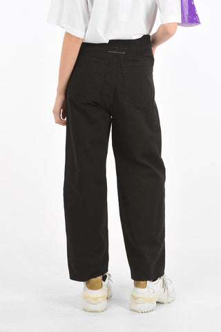 SAY WOW MM6  Low-Waist 4 Buttons Baggy Fit Jeans
