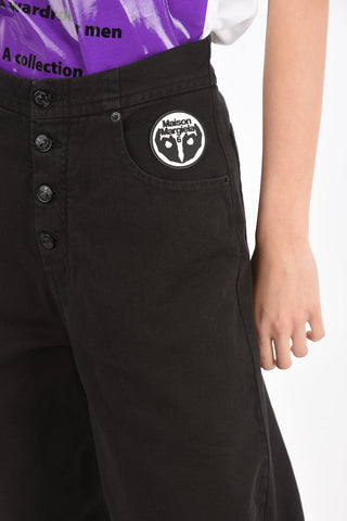 SAY WOW MM6  Low-Waist 4 Buttons Baggy Fit Jeans