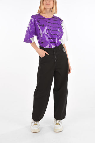 SAY WOW MM6  Low-Waist 4 Buttons Baggy Fit Jeans