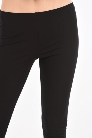 MM6 Solid Color Regular Waist Leggings