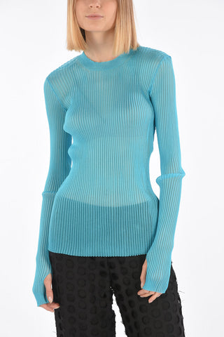 MM1 maglia girocollo a costine