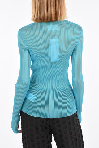 MM1 maglia girocollo a costine