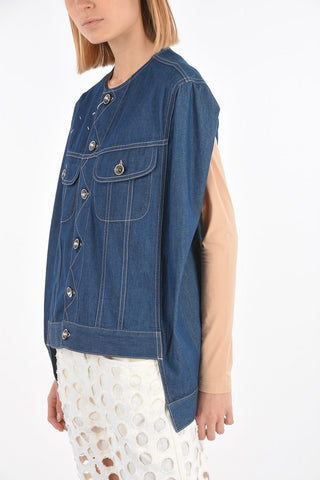 MM1 Denim Sport Jacket with Silver Buttons