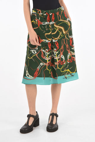 MM0 Silk Skirt with Back Split