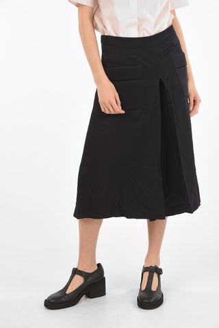 MM1 side zip gaucho pants