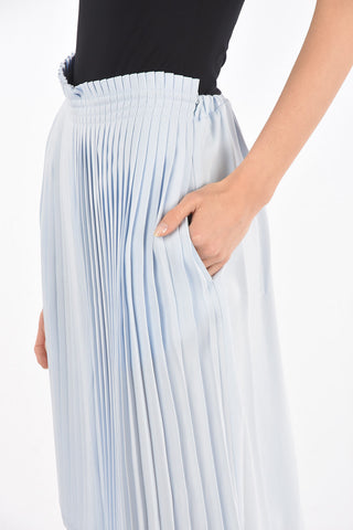 MM6 drawstring waist accordion skort