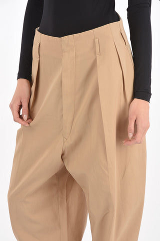 MM0 Cuffed Hem Double Pleated Baggy Fit Pants