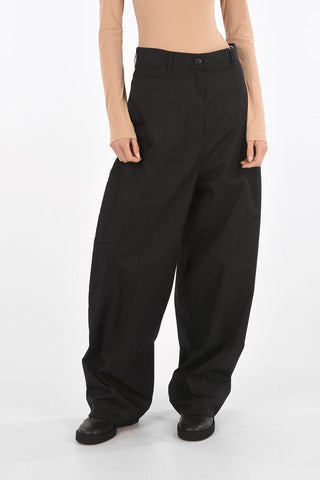 MM6 Low Waist Cotton 3 Pockets Baggy Fit Pants