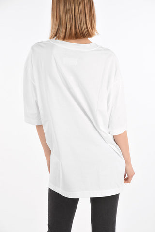MM1 Animal Patterned Detail Oversized T-shirt