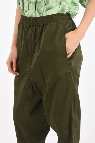 MM6 pantaloni a vita alta con elastico in vita