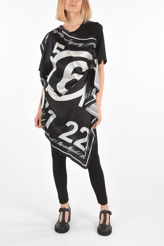 MM6 Draped Foulard Detail T-shirt