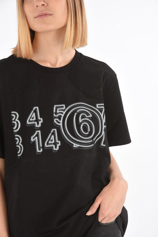 MM6 Front Maxi Printed Crew-neck T-shirt