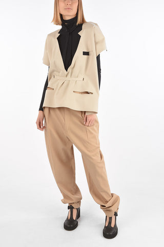 MM11 Maxi Front Neckline Open Back Wrap Top