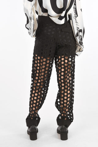 MM0 High Waist Cut Out Pants with Belt
