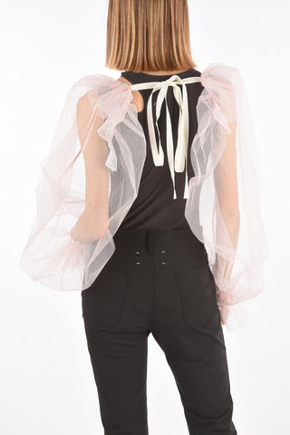 MM6 tulle muffs