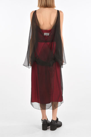MM1 SAY WOW  Two-Tone Silk Dress