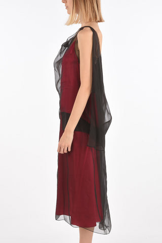 MM1 SAY WOW  Two-Tone Silk Dress