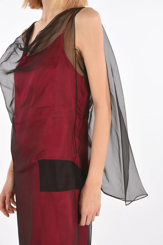 MM1 SAY WOW  Two-Tone Silk Dress