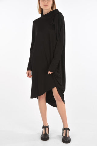 MM6 oversized asymmetrical tunic dress