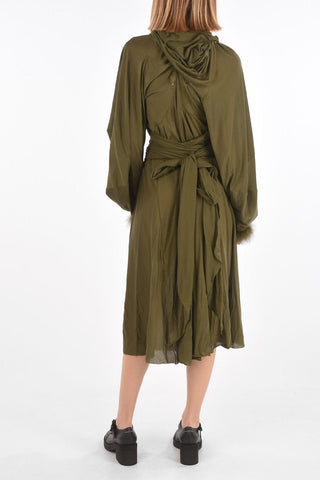 MM0 Wrap Tunic With Down Sleeve