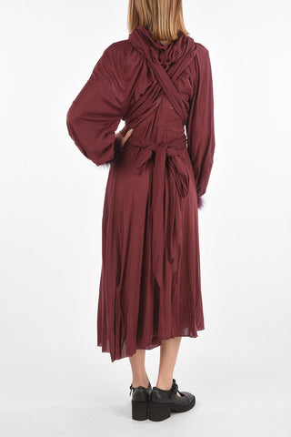 MM0 Wrap Tunic With Down Sleeve
